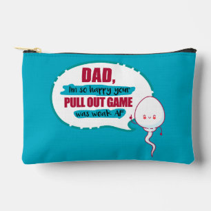 Bolsito Accesorio Pequeño Papá, estoy tan feliz de que tu juego de retiro fu