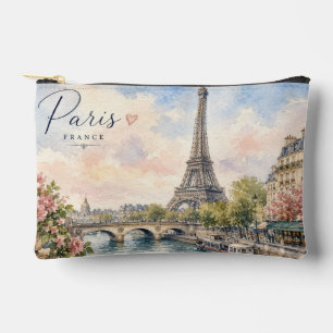 Bolsito Accesorio Pequeño París Francia Torre Eiffel río Sena 