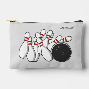 Bolsito Accesorio Pequeño Paro de Bowling con nombre personalizado