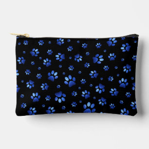 Bolsito Accesorio Pequeño Pasta imprimir purpurina azul brillante,