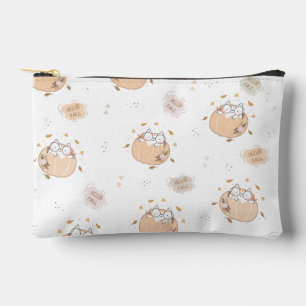 Bolsito Accesorio Pequeño Pastel Autumn Cute Cats