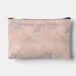 Bolsito Accesorio Pequeño Pastel Geométrico Pop | Pequeño Personalizado Rosa