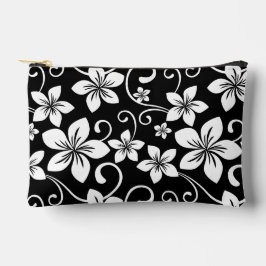 BOLSITO ACCESORIO PEQUEÑO PATRÓN AZUL HAWAII EN NEGRO