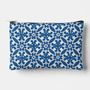 Bolsito Accesorio Pequeño Patrón Boho en Azul – Elegante y Audaz