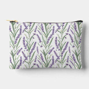 Bolsito Accesorio Pequeño Patrón botánico de lavanda