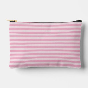 Bolsito Accesorio Pequeño Patrón continuo de rayas rosadas pequeño