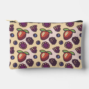 Bolsito Accesorio Pequeño Patrón de Berry de corte