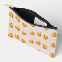 patrón de cabeza de calabaza naranja