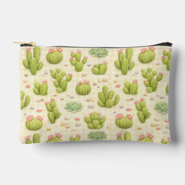Bolsito Accesorio Pequeño Patrón de cactus y suculentas