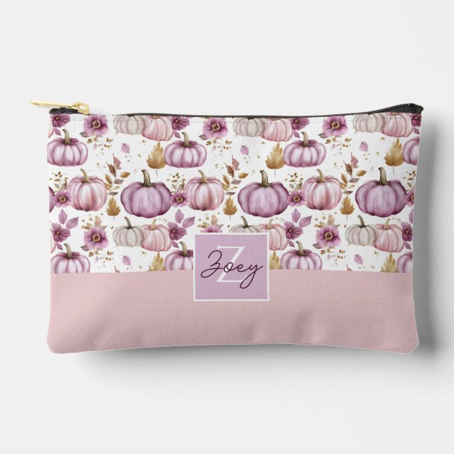 Bolsito Accesorio Pequeño Patrón de caída de calabaza acuática (Anverso)