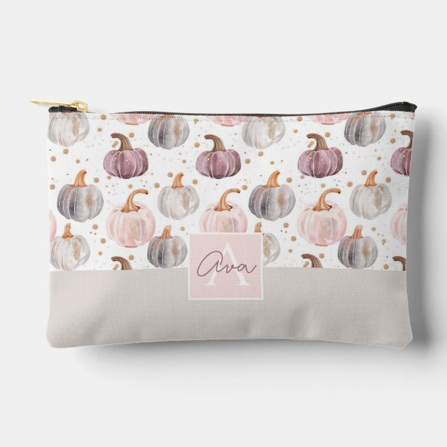 Bolsito Accesorio Pequeño Patrón de caída de calabaza acuática (Anverso)