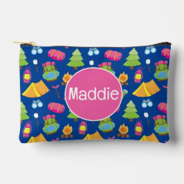 Bolsito Accesorio Pequeño Patrón de campamento de verano