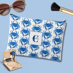 Bolsito Accesorio Pequeño Patrón de cangrejo azul