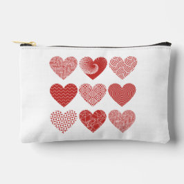 Bolsito Accesorio Pequeño Patrón de corazón rojo de amor dulce lindo de San