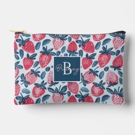 Bolsito Accesorio Pequeño Patrón de fresa de Personalizado suave