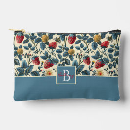 Bolsito Accesorio Pequeño Patrón de fresa de Personalizado suave