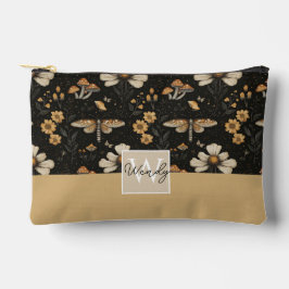 Bolsito Accesorio Pequeño Patrón de hongos y flores cortas