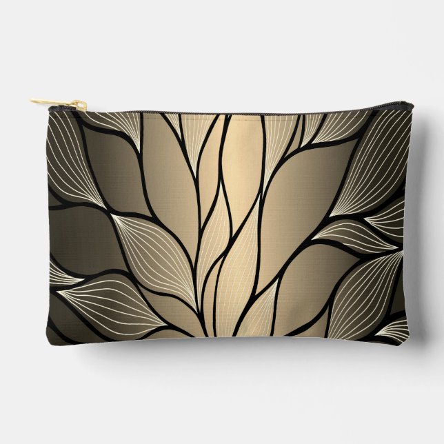 Bolsito Accesorio Pequeño Patrón de licencia creativa de oro antiguo (Anverso)