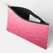 Patrón de malla geométrica con gradiente rosa