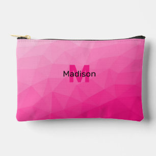 Bolsito Accesorio Pequeño Patrón de malla geométrica gradiente rosa caliente