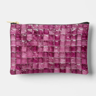 Bolsito Accesorio Pequeño Patrón de mosaico rosa