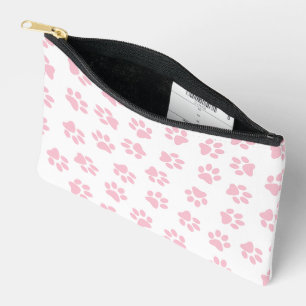 Bolsito Accesorio Pequeño Patrón De Patas, Patas De Perro, Patas De Bebé Ros