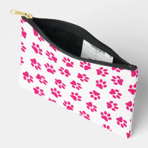 Bolsito Accesorio Pequeño Patrón De Paws, Paws De Perro, Paws Rosados