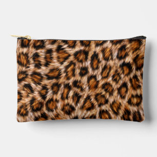 Bolsito Accesorio Pequeño Patrón de piel marrón de gato leopardo de Jaguar-2