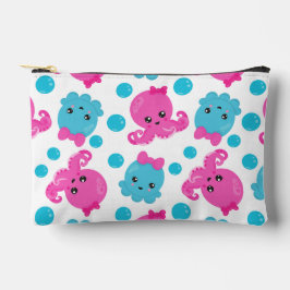 Bolsito Accesorio Pequeño Patrón de pulpo, pulpo tórrido, animales marinos