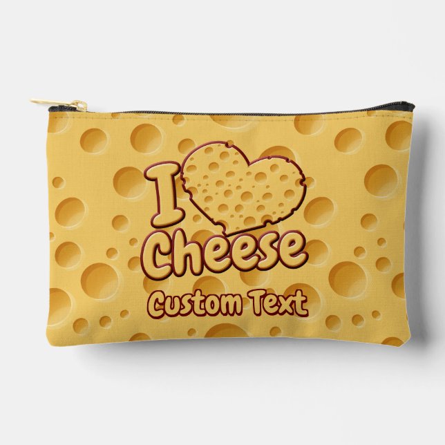 Bolsito Accesorio Pequeño Patrón de queso suizo (Anverso)