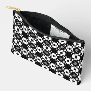 Bolsito Accesorio Pequeño Patrón de verificación retro minimalista – Diseño 
