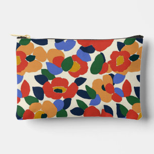 Bolsito Accesorio Pequeño Patrón floral abstracto de negrita