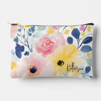 Patrón floral acuático moderno