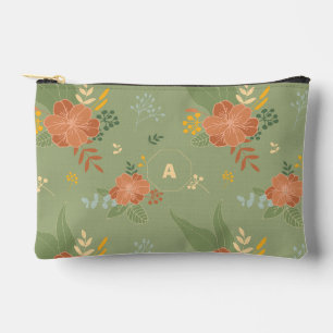 Bolsito Accesorio Pequeño Patrón floral botánico moderno