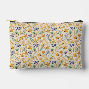 Bolsito Accesorio Pequeño Patrón floral colorido de mano-23595