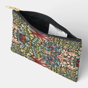 Bolsito Accesorio Pequeño Patrón floral de cabeza de serpiente de William Mo