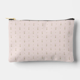 Bolsito Accesorio Pequeño Patrón minimalista de flores silvestres con puntos