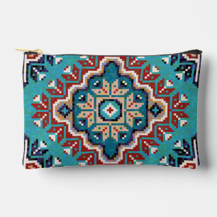 Bolsito Accesorio Pequeño Patrón Navajo Mosaico de los indios nativos americ