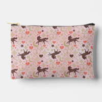 Patrón rosa estrella y corazón de Unicornio Afro