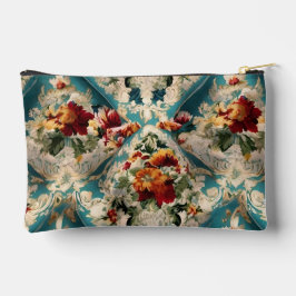 Bolsito Accesorio Pequeño Patrón sinusal floral italiano