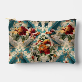 Bolsito Accesorio Pequeño Patrón sinusal floral italiano