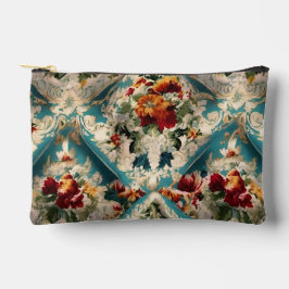 Bolsito Accesorio Pequeño Patrón sinusal floral italiano
