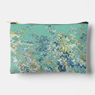 Bolsito Accesorio Pequeño Patrón único de Moda verde azul turquesa verde azu