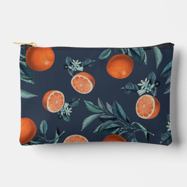 Bolsito Accesorio Pequeño Patrón VI de limón y hoja (Anverso)