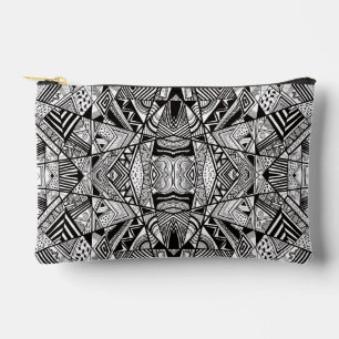 Bolsito Accesorio Pequeño Patrones abstractos adorables de dibujo en blanco