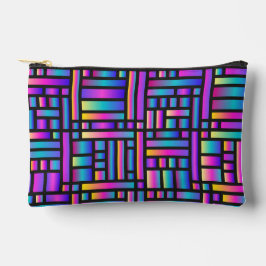 Bolsito Accesorio Pequeño Pattern Stylish Modern- Fashion Geometric Tartan