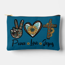 Bolsito Accesorio Pequeño Paz Amor Jesús