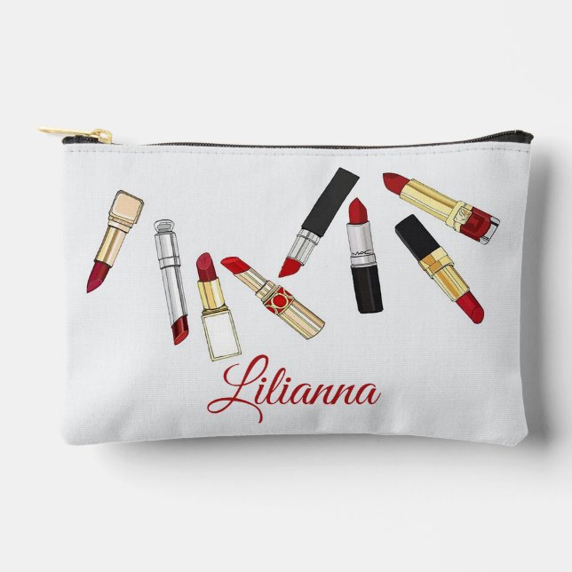 Bolsito Accesorio Pequeño Pegatinas Lip Personalizadas (Anverso)