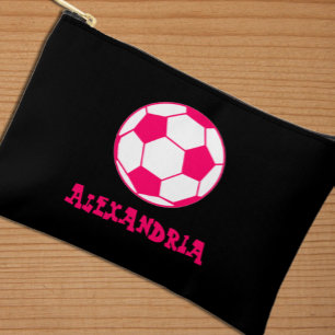 Bolsito Accesorio Pequeño Pelota de fútbol rosa para chicas