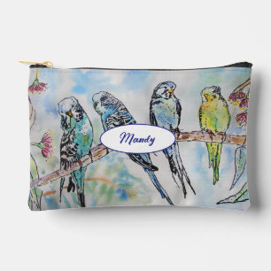 Bolsito Accesorio Pequeño Periquito Periquitos Pájaro Pájaros Pintura Acuare